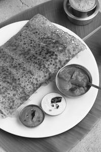 Rawa Onion Ghee Sada Dosa