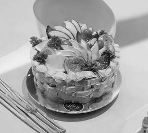 Pineapple Fruit Basket  Cake