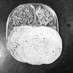 Egg Bhurji Meal