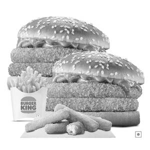 2 Crispy Veg Double Patty + 1King Fries + 1Veggie strips