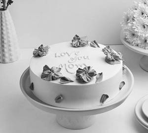 Mothers Day Floral Frosted Cake