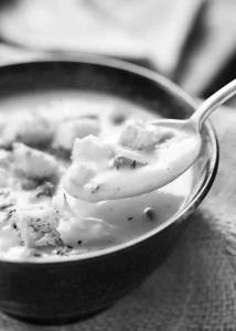 Creamy chicken soup