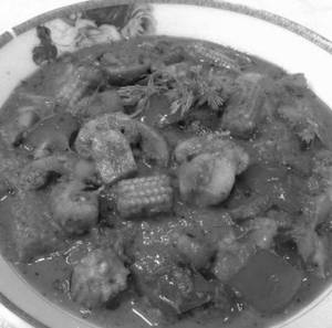 Baby Corn Mushroom Masala(H)
