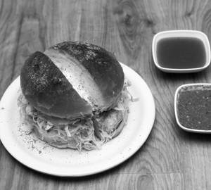 Veggie Loaded Aloo Tikki Cheese Burger