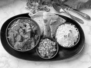 Mutton Korma+Jeera Rice+4 Tawa Roti