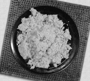 Butter Garlic Fried Rice With Scrambled Eggs