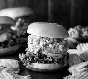 CORN AND CHEESE BURGER