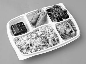 Chicken In Black Pepper Sauce With Fried Rice Mealbox