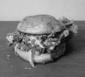 Indian British Fried Chicken Burger