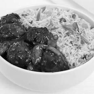 Veg Manchurian With Fried Rice