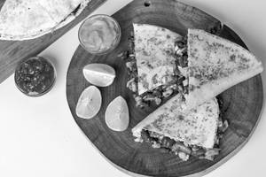 Mexican Cheesy Bean Quesadilla