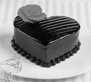 Mini Heart Shape Cake (Brown) 200gm