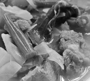 Pork Slow Cooked With Boiled Veggies & Fermented Bambooshoot (stew) & Rice