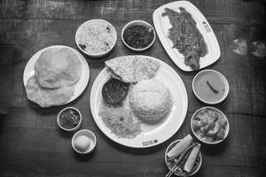 Mahabhoj Pabdar Jhal & Mutton Thali