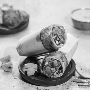 Mushroom Galawati Kebab Rolls [2 Pcs]