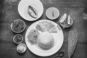 Sorshe Elish Bhoj  Thali