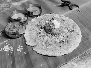 Open Butter Dosa