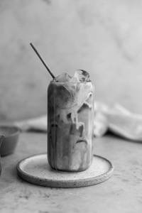 Iced cold coffee