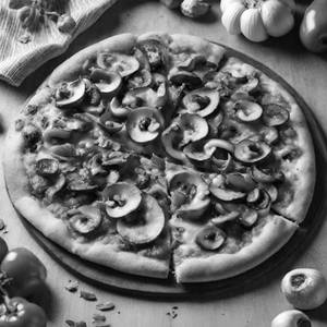 Veg Mushroom Pizza