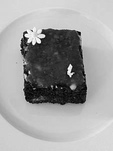 Raspberry Brownie