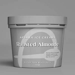 Zero Added Sugar Roasted Almonde Ice Cream (Small Scoop [80 Ml])