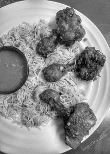 Chicken Biryani With Gravy