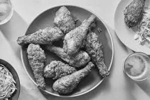 Crispy fried chicken leg