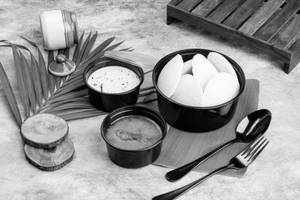 Idli Chutney Sambar [6 pcs]