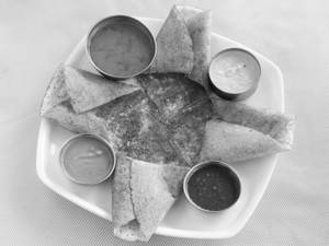 Ghee karam dosa