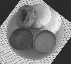 Idly (2) + Vada (1)