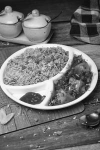 Fried Rice With Chilli Paneer
