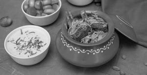 Mutton Biryani With Raita