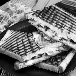 Cheese Mushroom Grilled Sandwich