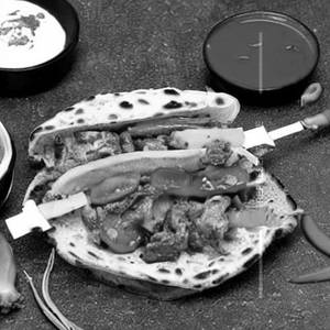 Veg Barbeque  Open Shawarma 
