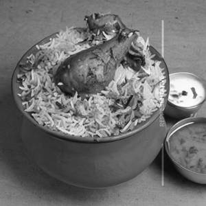 Chicken hyderabadi dum biryani
