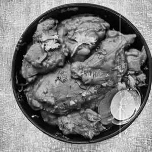 Chicken Hirva Masala Fry