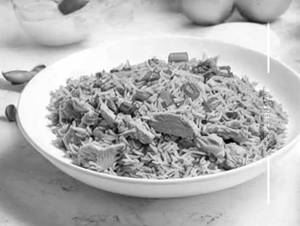 Pork friend rice