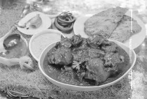 Chicken do pyaza full plate