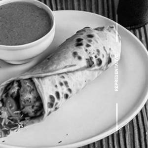 Double Egg Special Chicken Roll