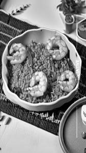 Prawns Corn Chilly Garlic Fried Rice
