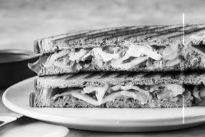 Veg Schezwan Grilled Sandwich Small