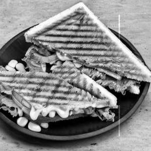 Corn Cheese Grilled Sandwich
