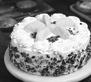 Rasmalai Pista Whipped Cream Cake 1.kg                            