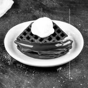 Milk Brownie Waffles 