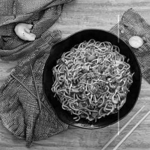 Mushroom Triple Schezwan Noodles