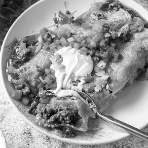 Corn & Cheese Enchiladas