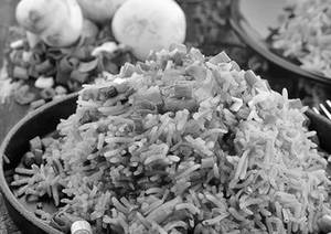 Shezwan Mushroom Veg Fried Rice