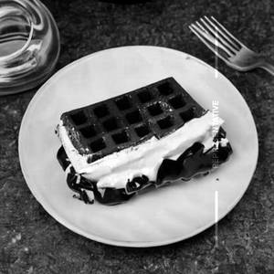 White Brownie Waffles
