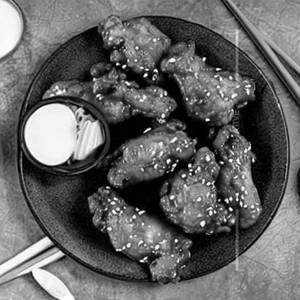 Korean fried chicken wings