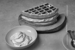 White Belgian Waffle